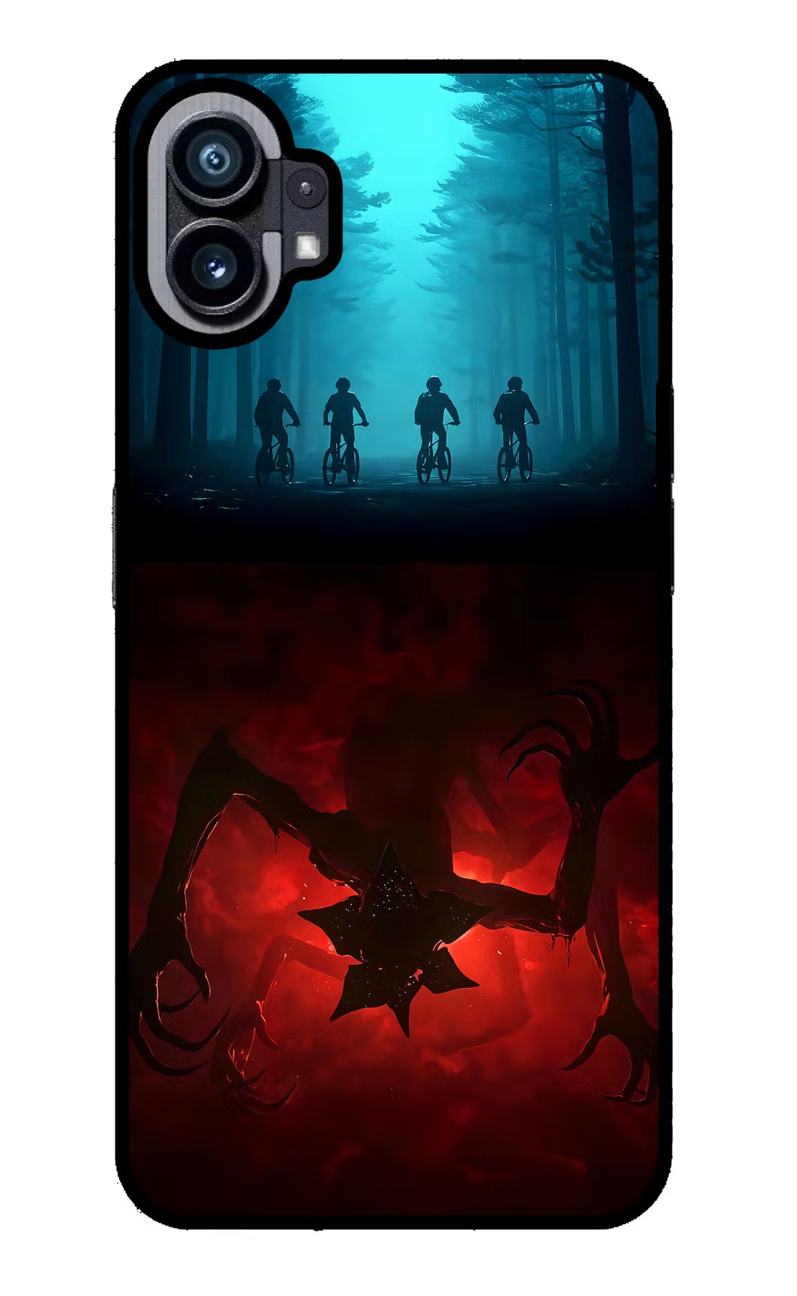 Ordinary Things Downside Up Nothing Phone 1 Glass Case Back Cover by Casekaro