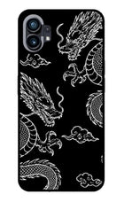 Twin Dragons Nothing Phone 1 Glass Case
