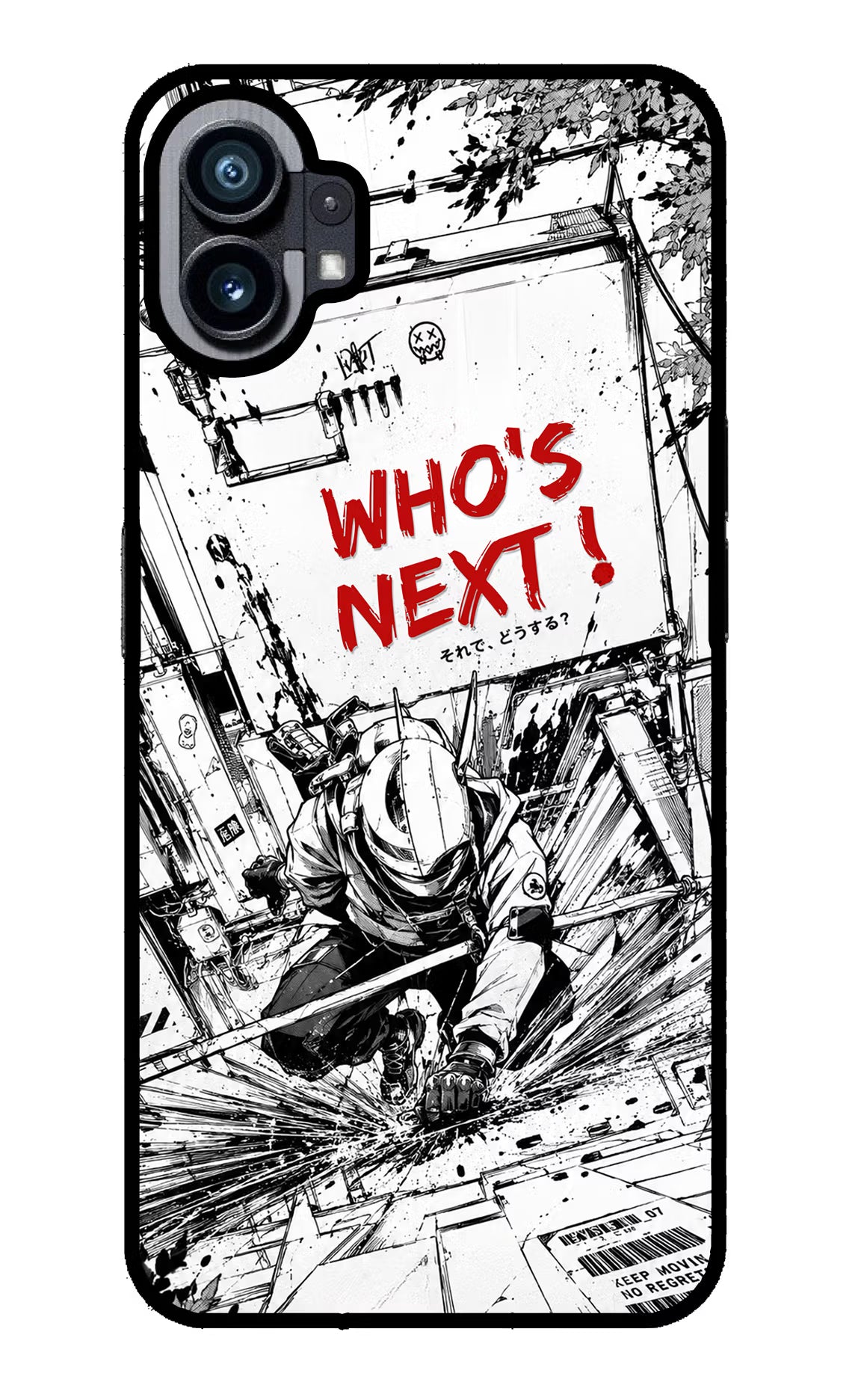 Who's Next Nothing Phone 1 Glass Case Back Cover by Casekaro