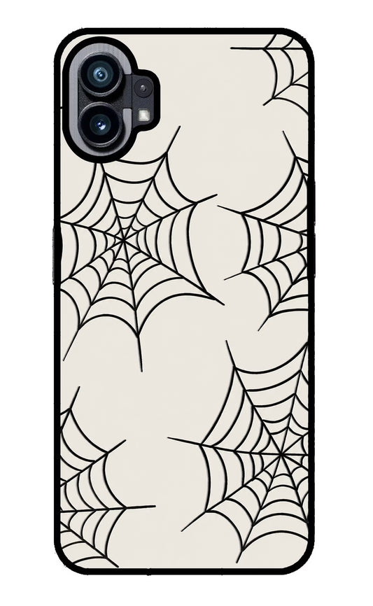 Spider Web Nothing Phone 1 Glass Case