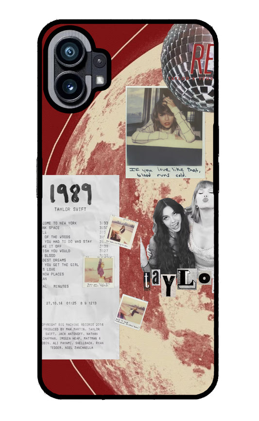 Taylor Swift Nothing Phone 1 Glass Case