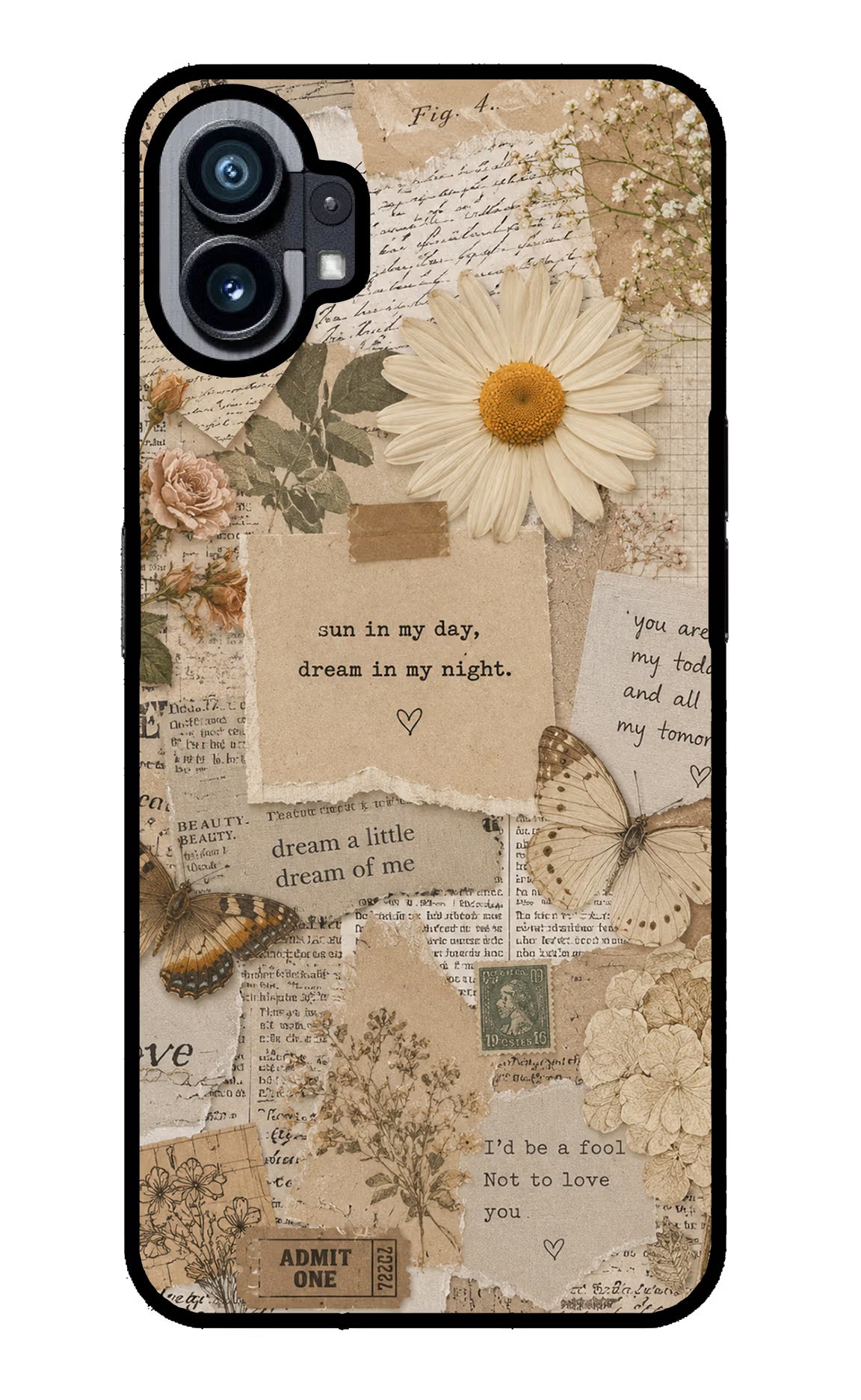 Vintage case Nothing Phone 1 Glass Case