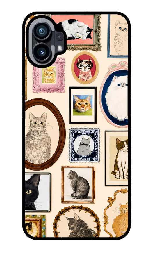 Mirror Cats Nothing Phone 1 Glass Case