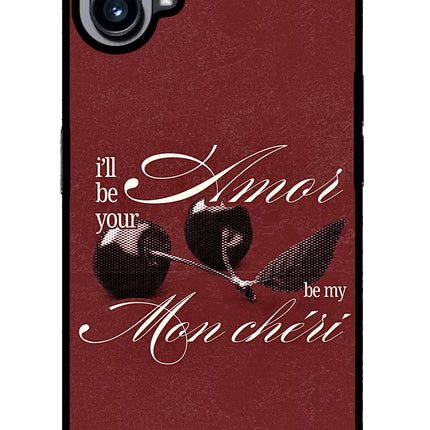 Velvet Cherry Nothing Phone 1 Glass Case