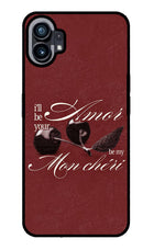 Velvet Cherry Nothing Phone 1 Glass Case