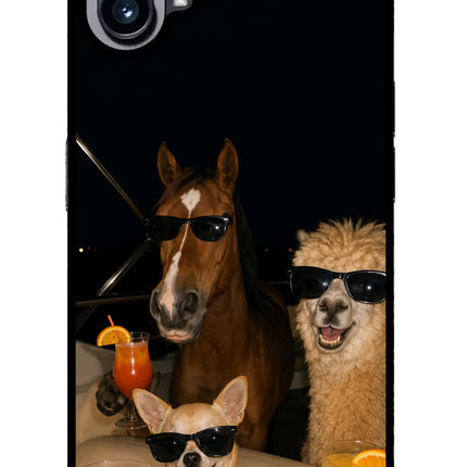 Party Squad Nothing Phone 1 Glass Case Back Cover by Casekaro