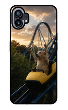 Rollercoaster Dog Nothing Phone 1 Glass Case