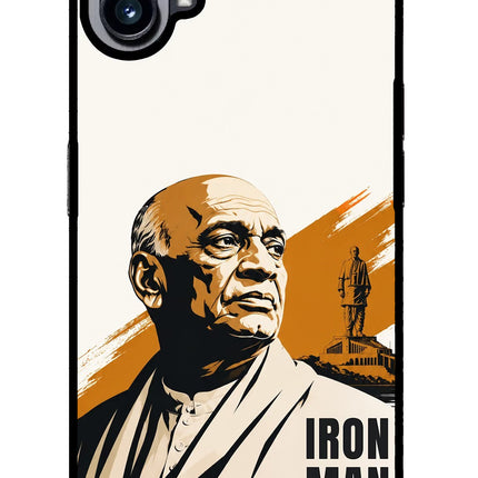 Sardar Patel Iron Will Nothing Phone 1 Glass Case
