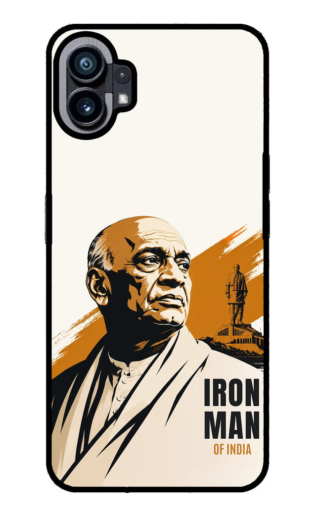 Sardar Patel Iron Will Nothing Phone 1 Glass Case