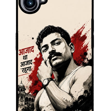 Chandrashekhar Azad Fearless Nothing Phone 1 Glass Case