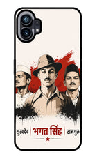 Bhagat Singh Trio Nothing Phone 1 Glass Case