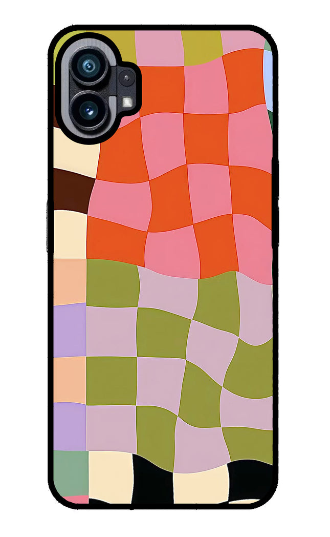 Wavy Grid Nothing Phone 1 Glass Case