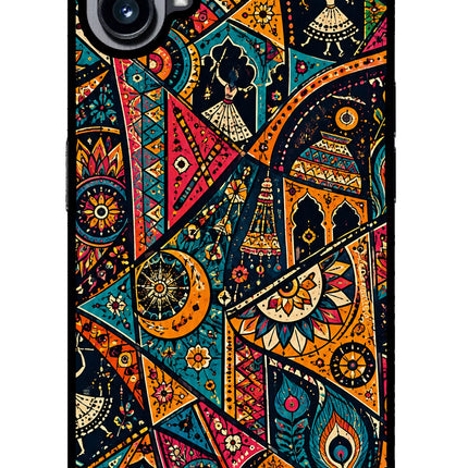 Folk Print Nothing Phone 1 Glass Case