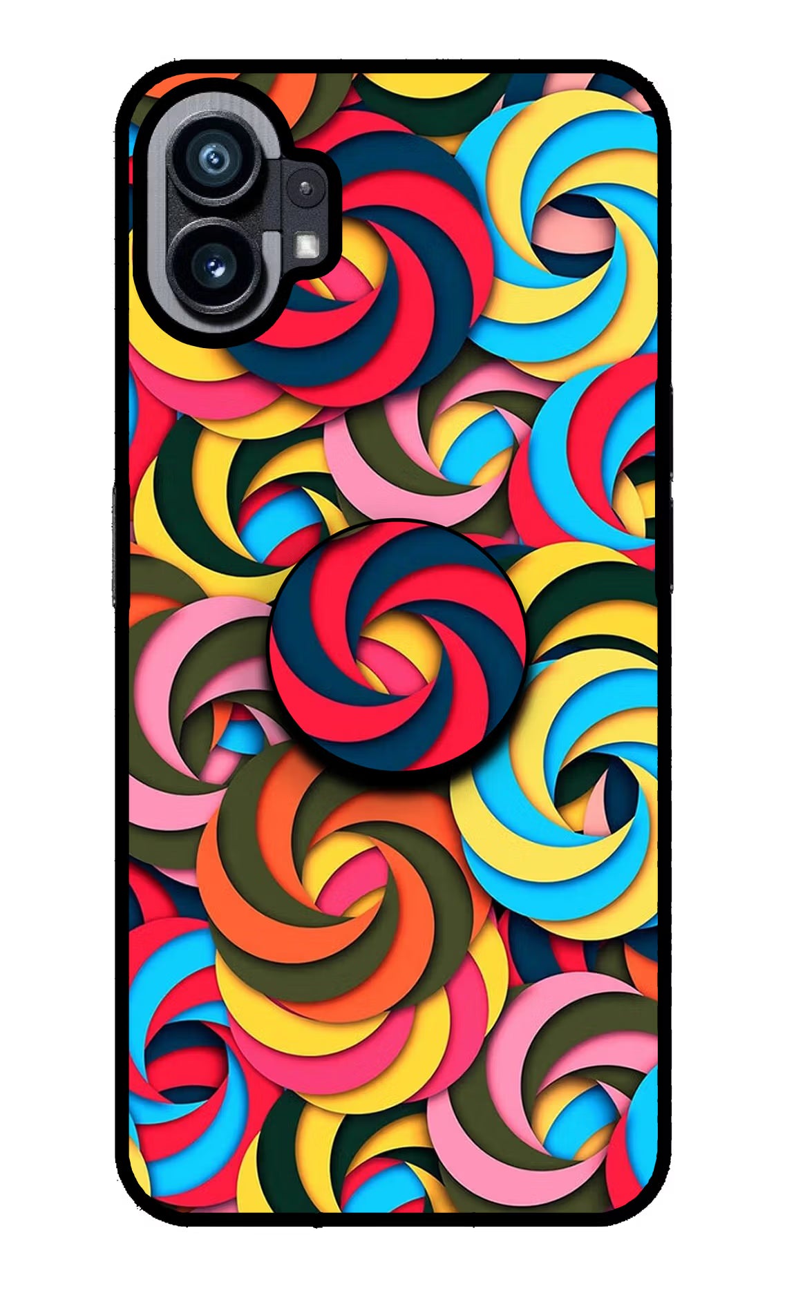 Spiral Pattern Nothing Phone 1 Pop Case by Casekaro