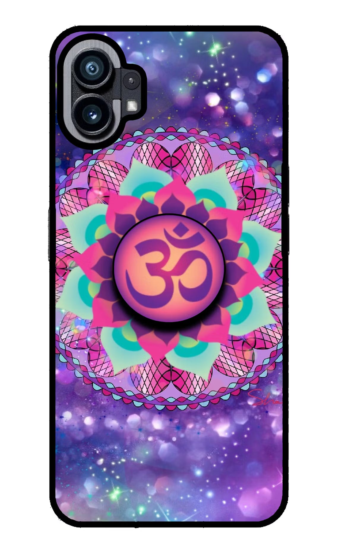 Om Purple Nothing Phone 1 Pop Case by Casekaro