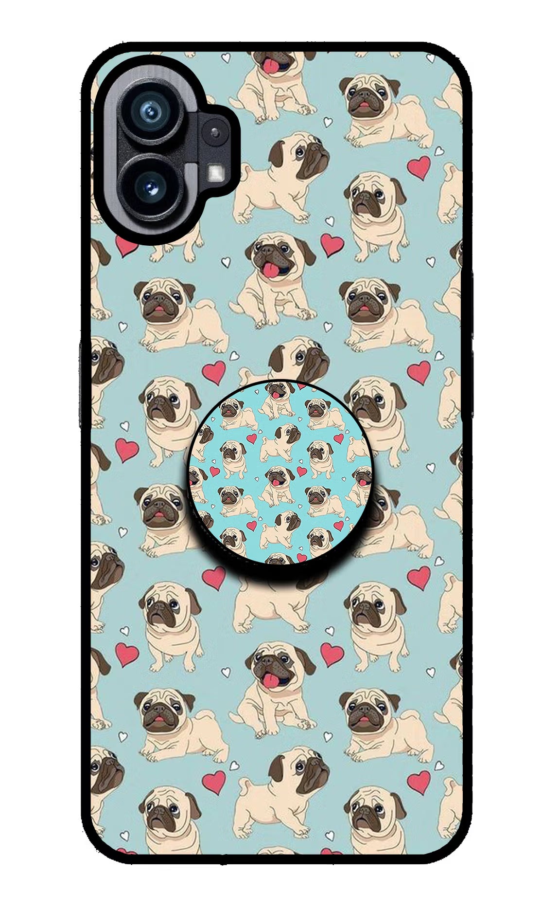 Pug Dog Nothing Phone 1 Pop Case by Casekaro