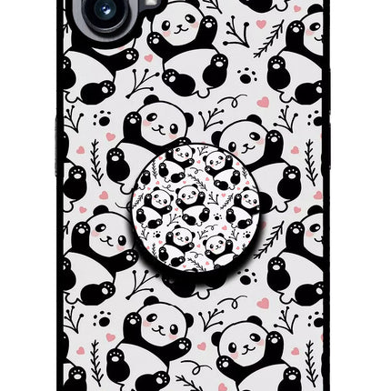 Cute Panda Nothing Phone 1 Pop Case by Casekaro