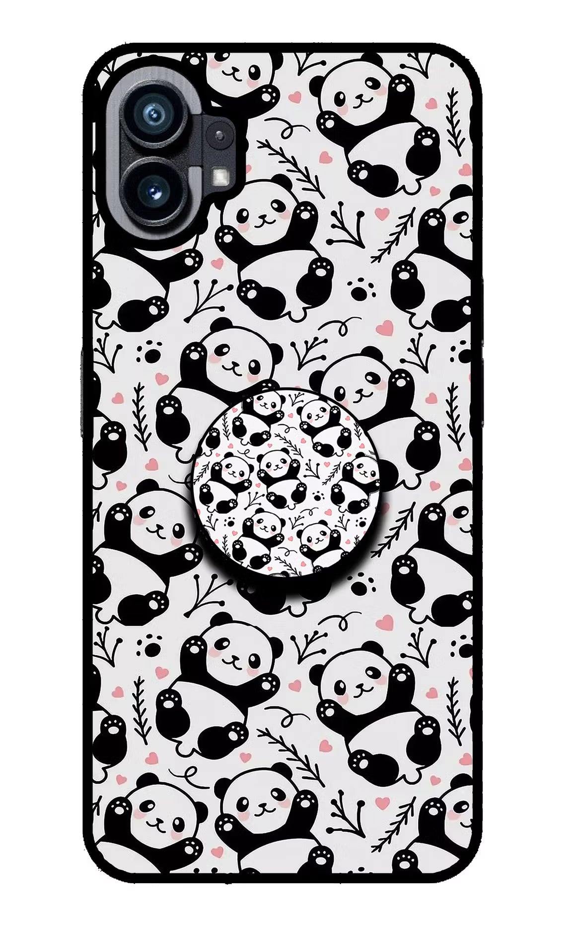 Cute Panda Nothing Phone 1 Pop Case by Casekaro