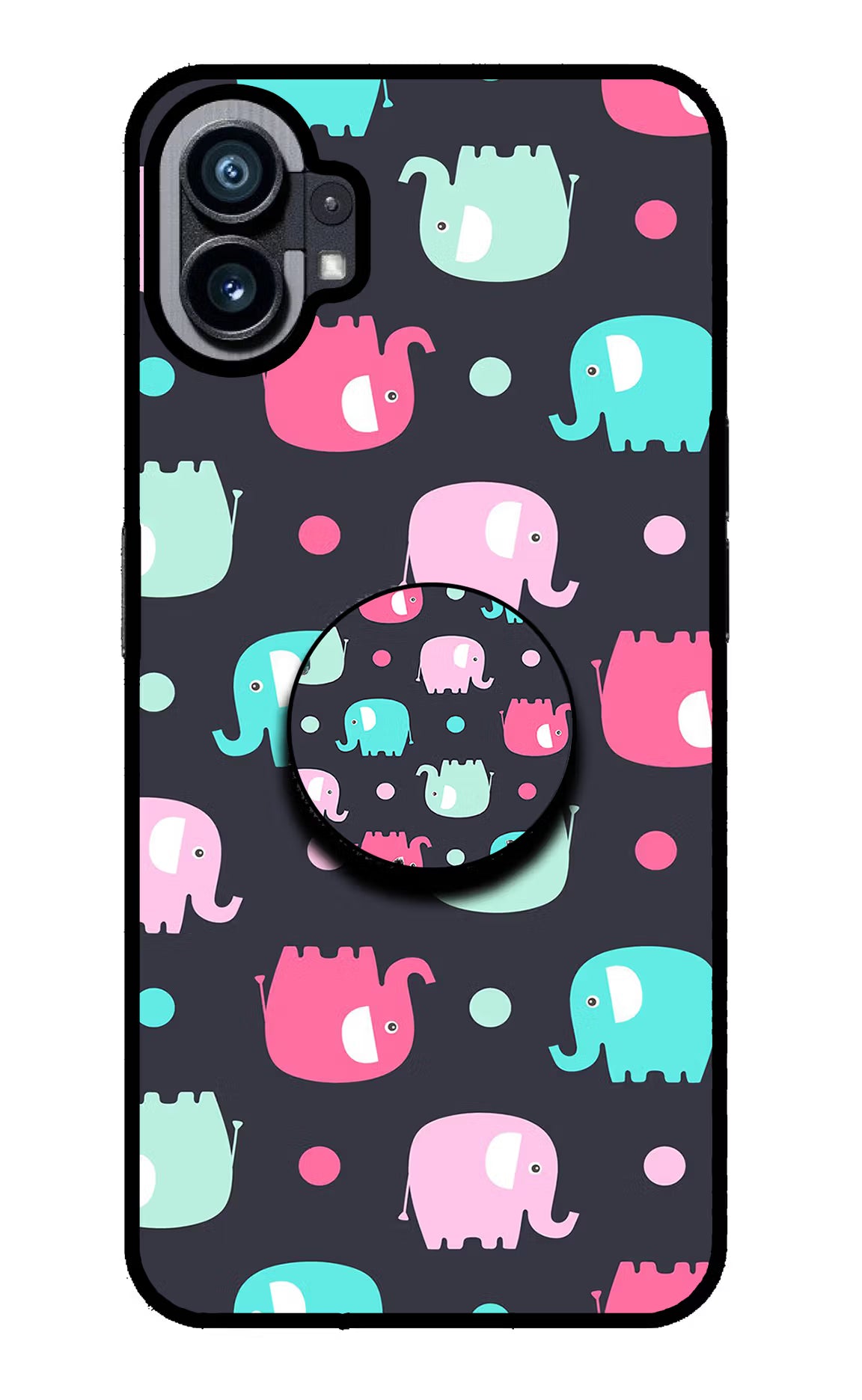 Baby Elephants Nothing Phone 1 Pop Case by Casekaro