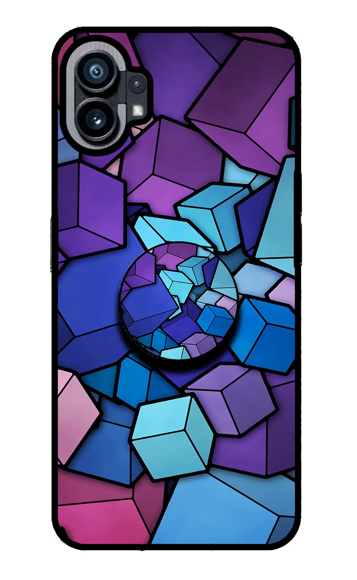 Cubic Abstract Nothing Phone 1 Pop Case by Casekaro