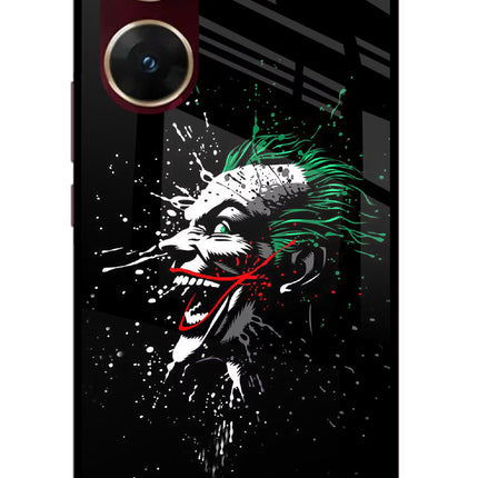 Joker Vivo V29E Glass Case Back Cover by Casekaro