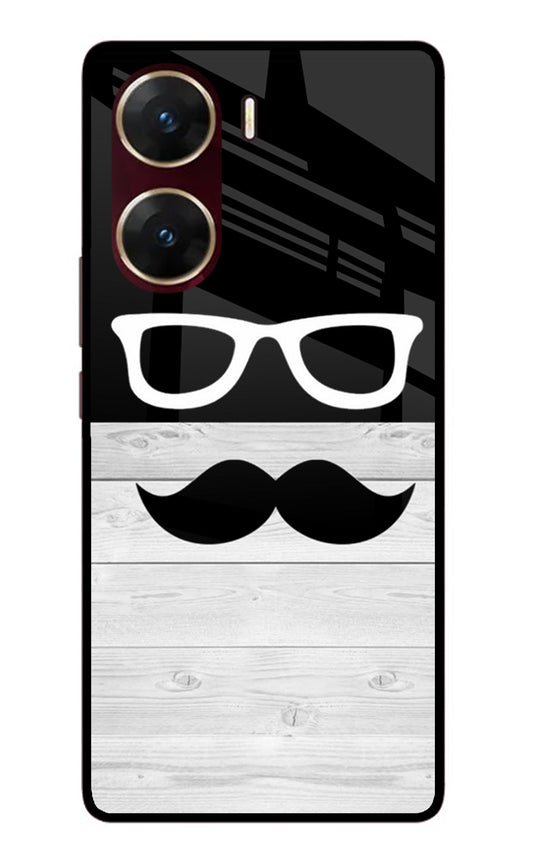 Mustache Vivo V29E Glass Case