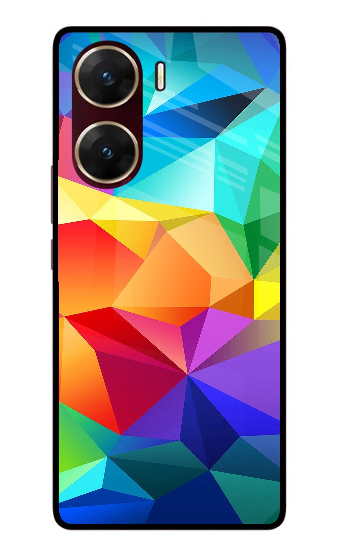 Abstract Pattern Vivo V29E Glass Case