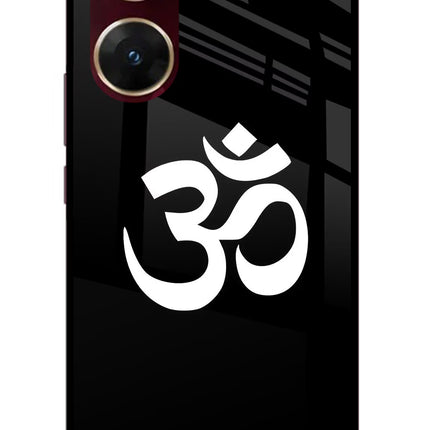 Om Vivo V29E Glass Case Back Cover by Casekaro