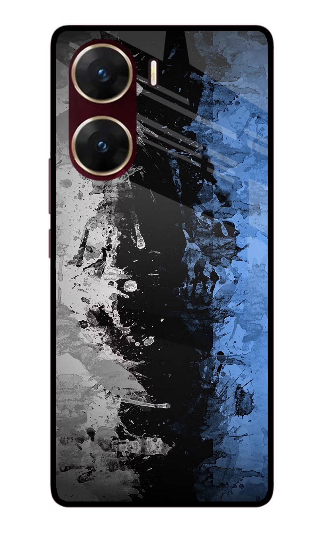 Artistic Design Vivo V29E Glass Case Back Cover by Casekaro