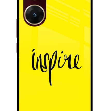 Inspire Vivo V29E Glass Case Back Cover by Casekaro