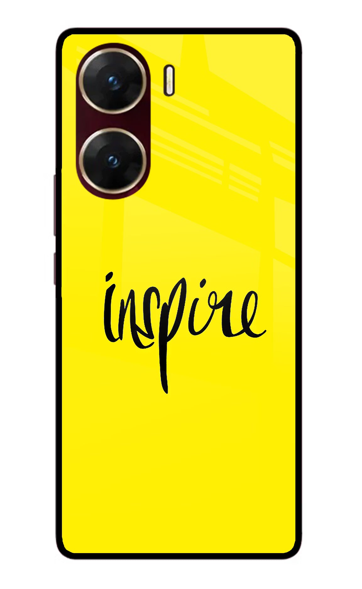 Inspire Vivo V29E Glass Case Back Cover by Casekaro