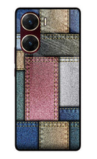 Multicolor Jeans Vivo V29E Glass Case