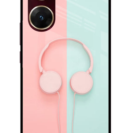 Music Lover Vivo V29E Glass Case Back Cover by Casekaro