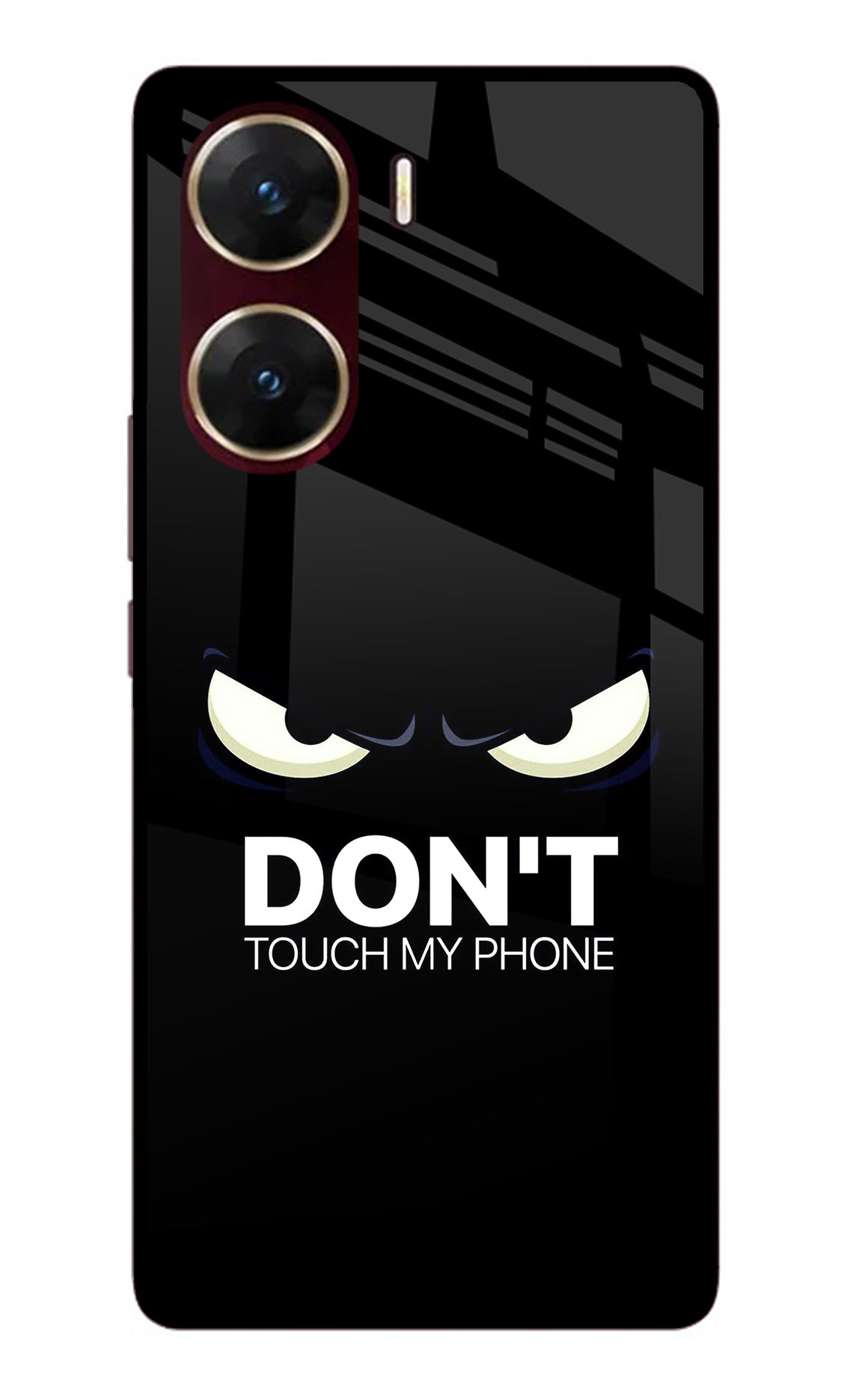 Don'T Touch My Phone Vivo V29E Glass Case