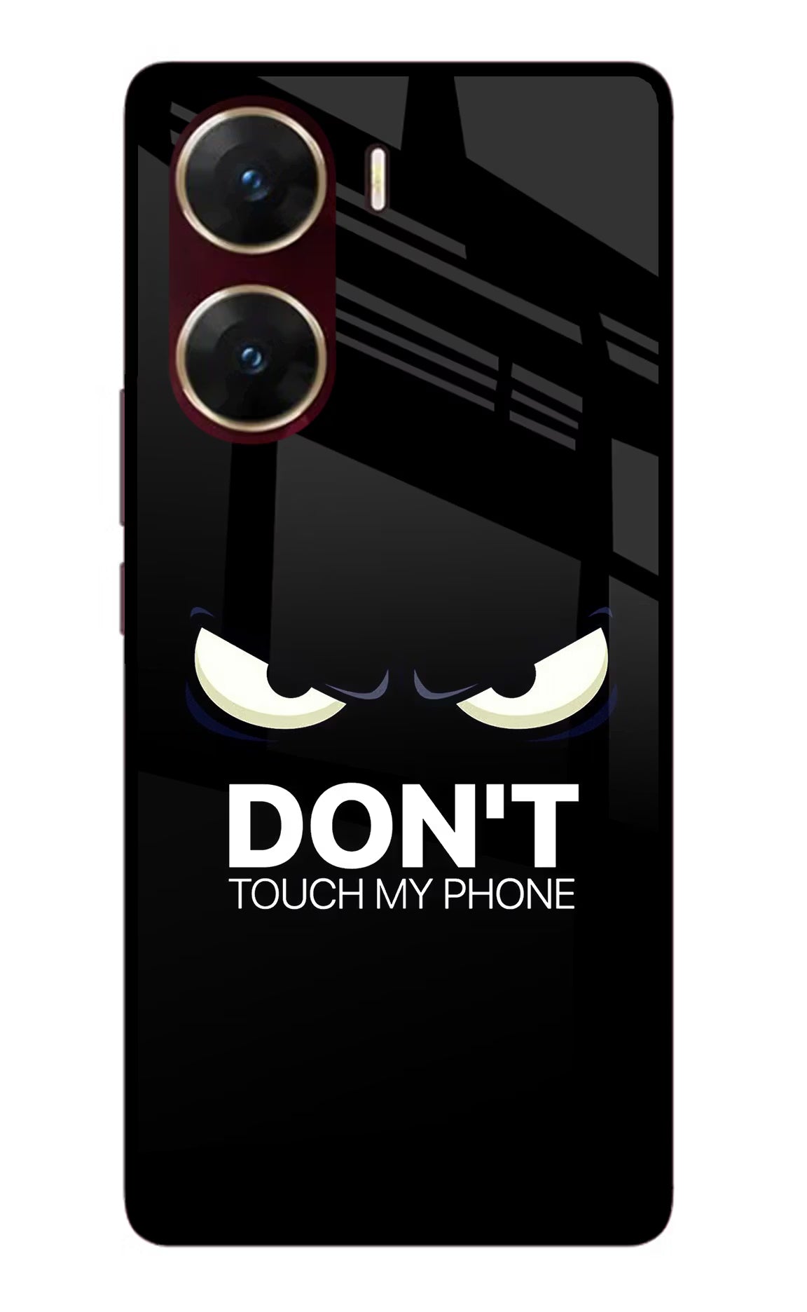 Don'T Touch My Phone Vivo V29E Glass Case