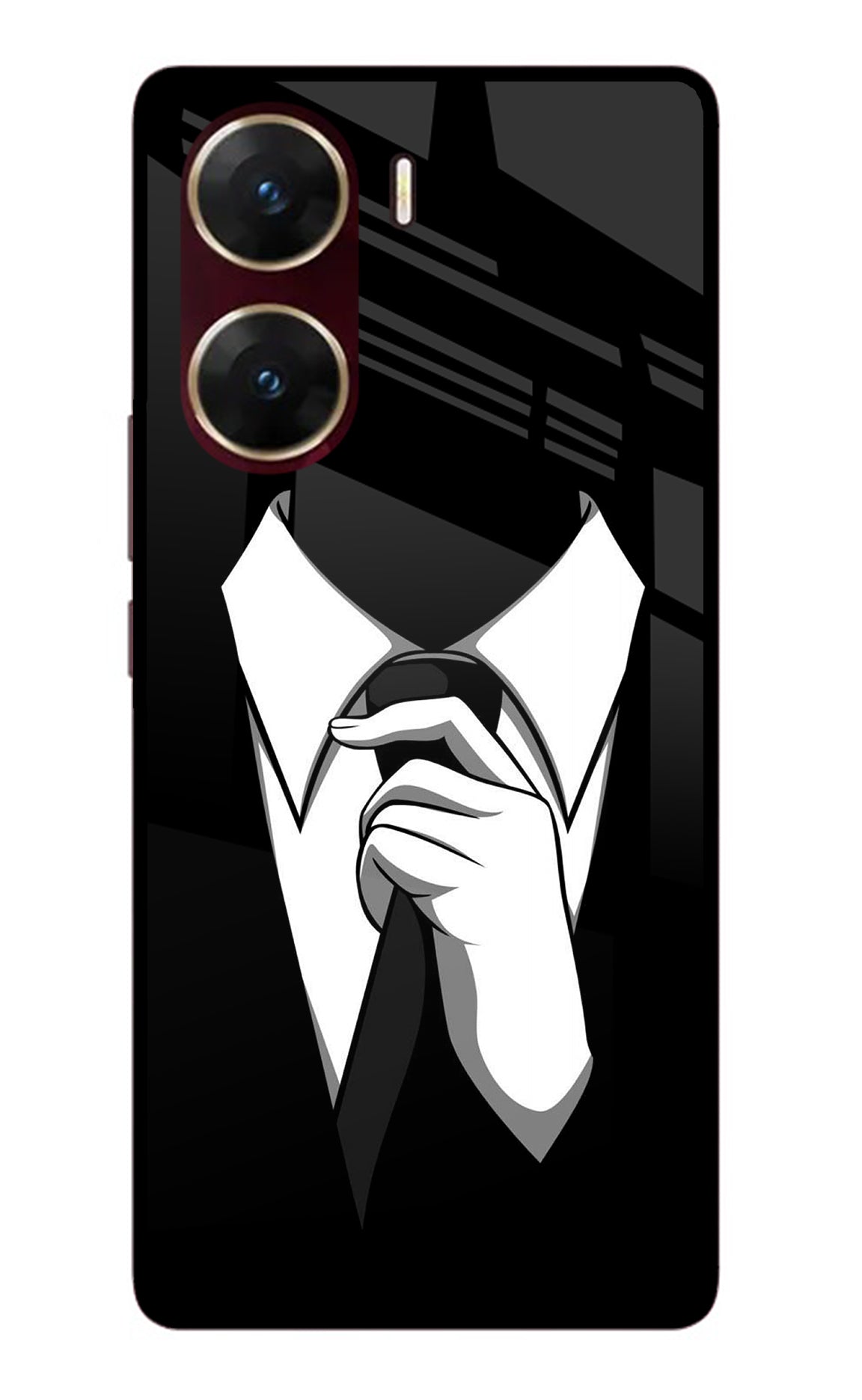 Black Tie Vivo V29E Back Cover