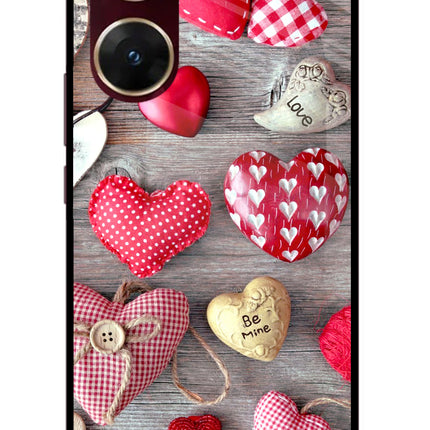 Love Wallpaper Vivo V29E Glass Case Back Cover by Casekaro