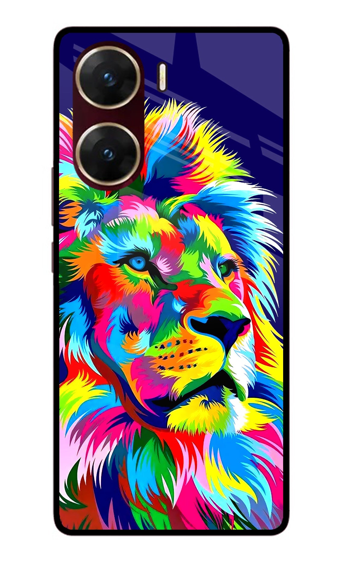 Vector Art Lion Vivo V29E Back Cover