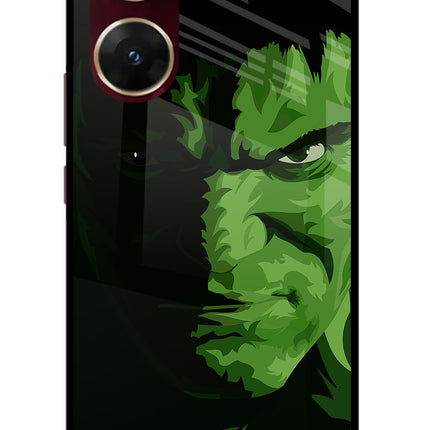 HULK Vivo V29E Glass Case Back Cover by Casekaro