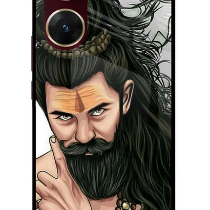 Mahadev Vivo V29E Glass Case Back Cover by Casekaro