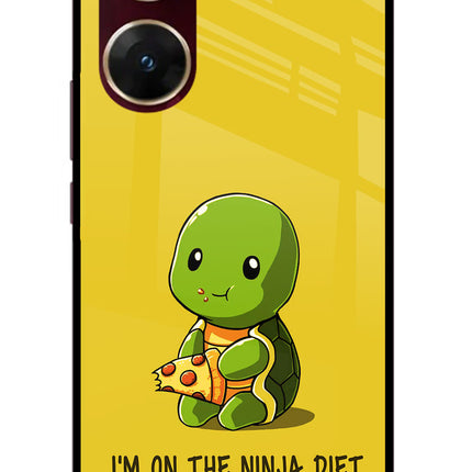 I'm on Ninja Diet Vivo V29E Glass Case Back Cover by Casekaro