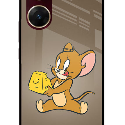 Jerry Vivo V29E Glass Case Back Cover by Casekaro