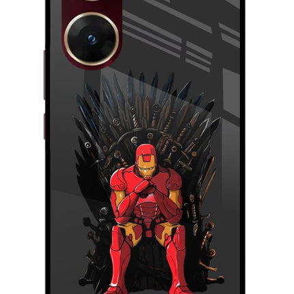 Ironman Throne Vivo V29E Glass Case Back Cover by Casekaro