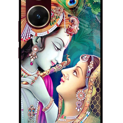 Lord Radha Krishna Vivo V29E Glass Case