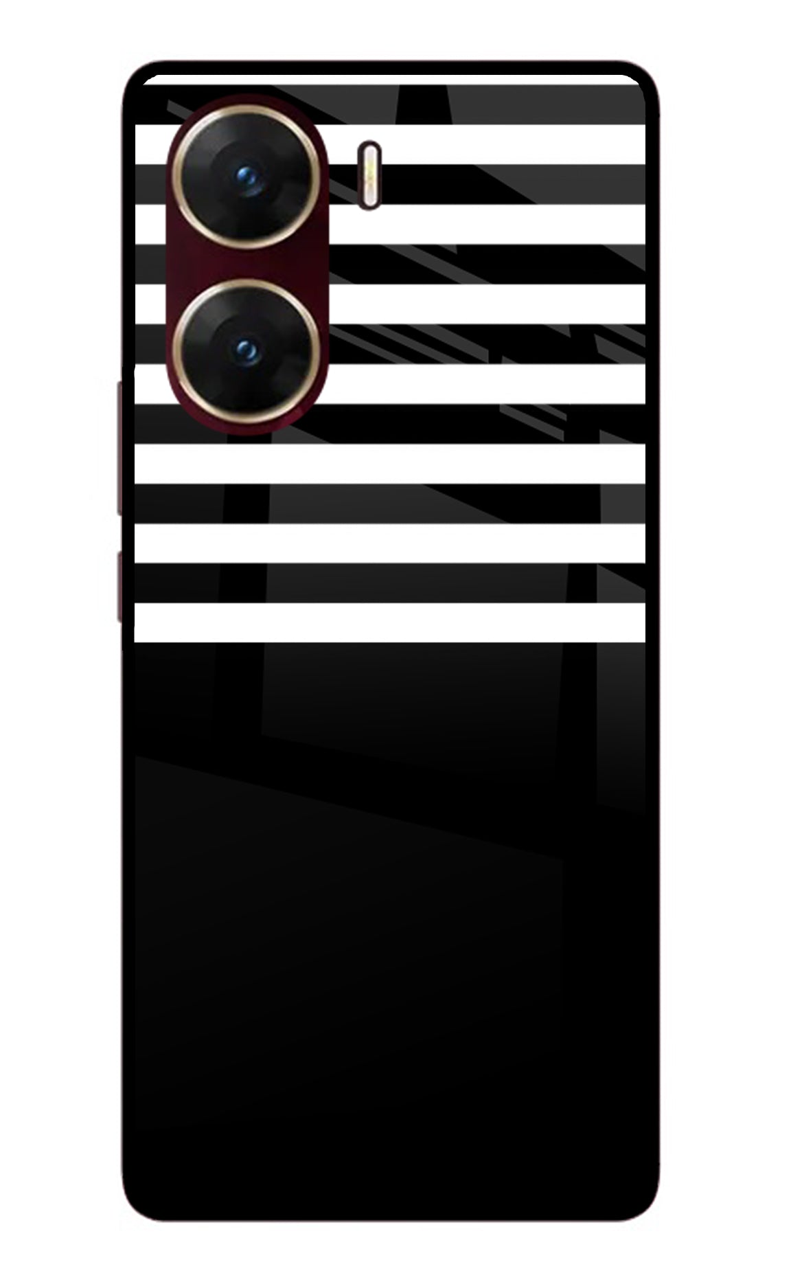 Black and White Print Vivo V29E Back Cover