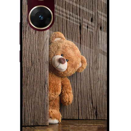 Teddy Wooden Vivo V29E Glass Case