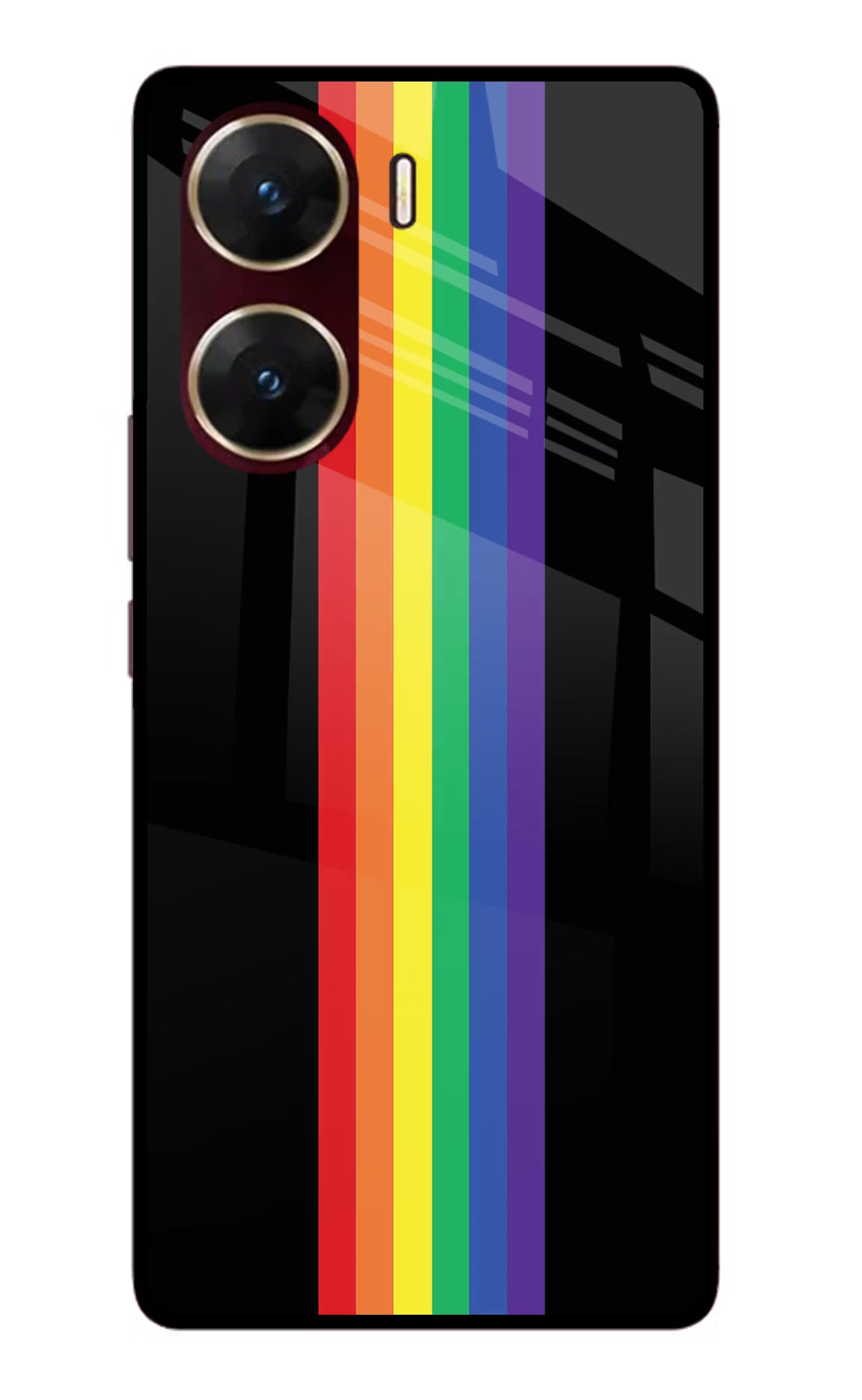 Pride Vivo V29E Glass Case Back Cover by Casekaro