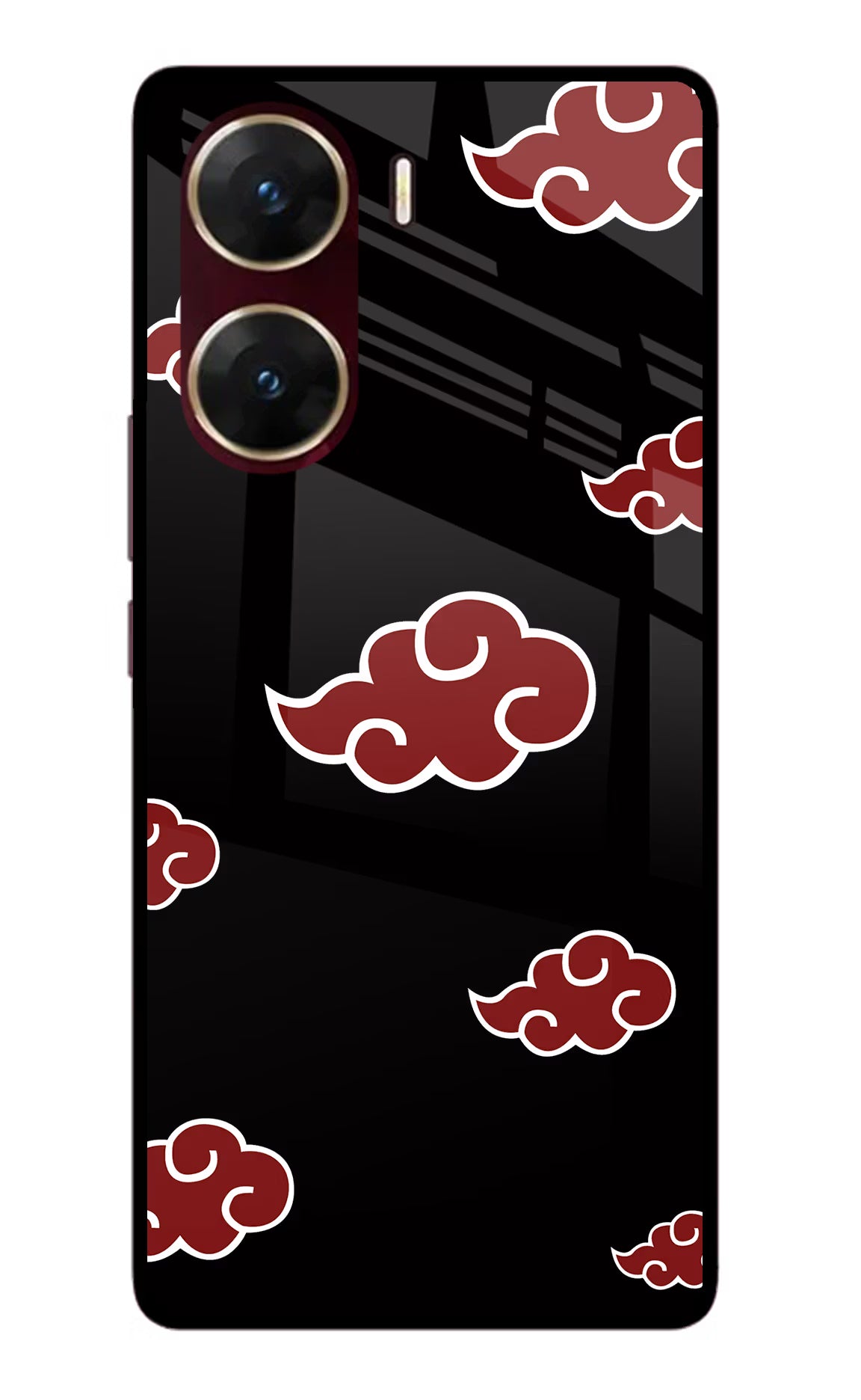 Akatsuki Vivo V29E Glass Case Back Cover by Casekaro