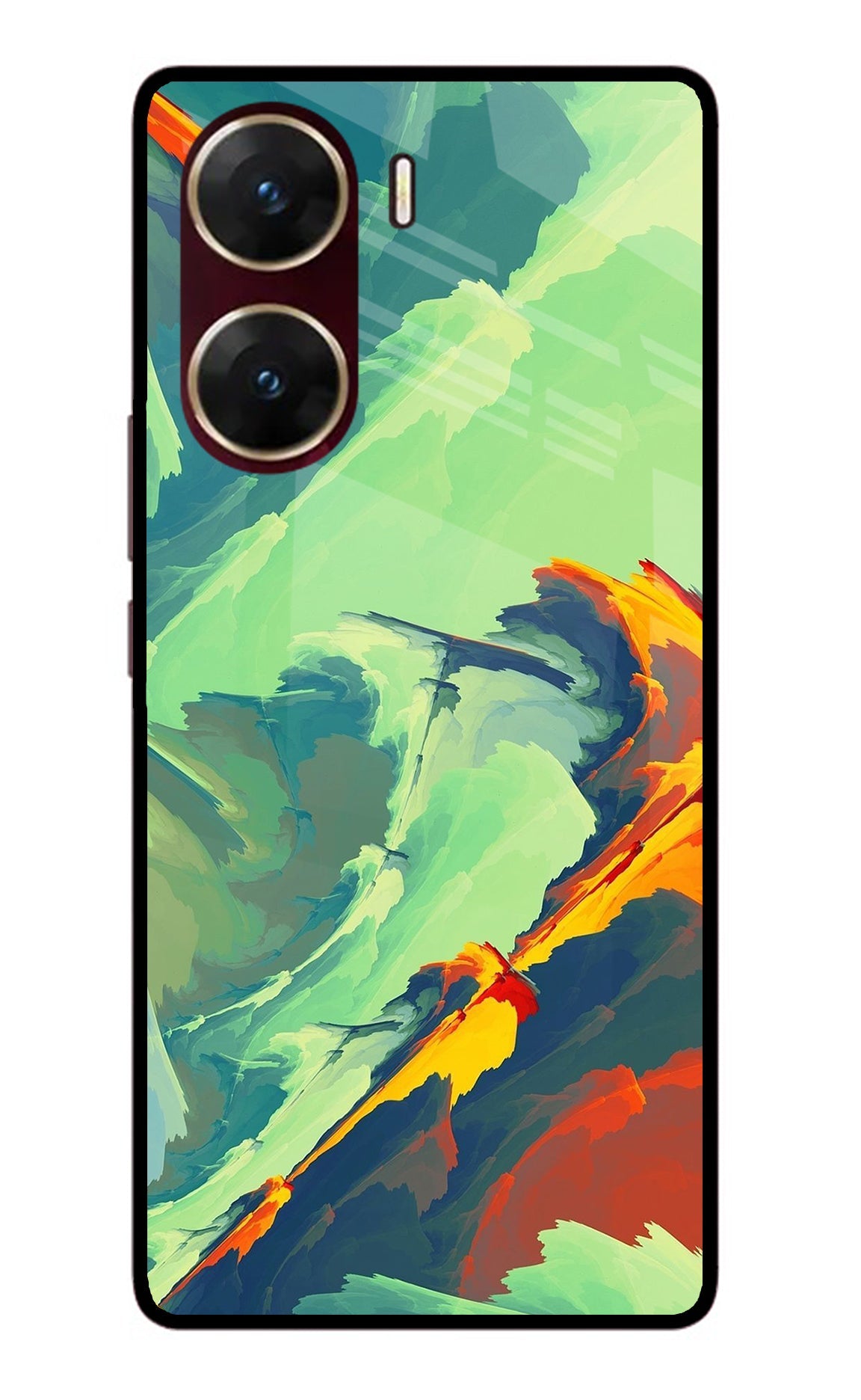 Paint Art Vivo V29E Back Cover