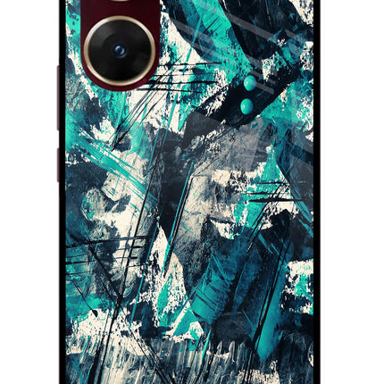 Artwork Vivo V29E Glass Case Back Cover by Casekaro